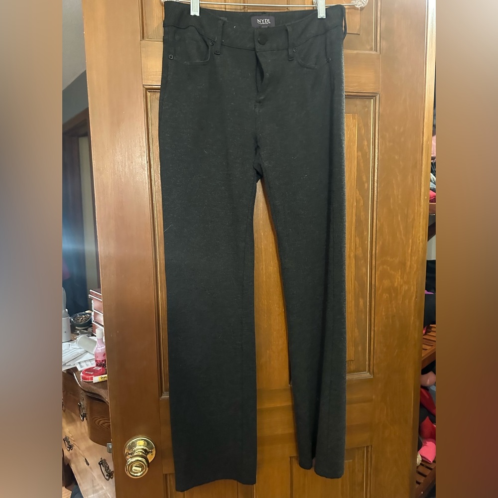 Gray flannel pants